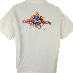 Christian T Shirt Mens Size Large Vintage Y2K Luther Point Bible Camp Wisconsin